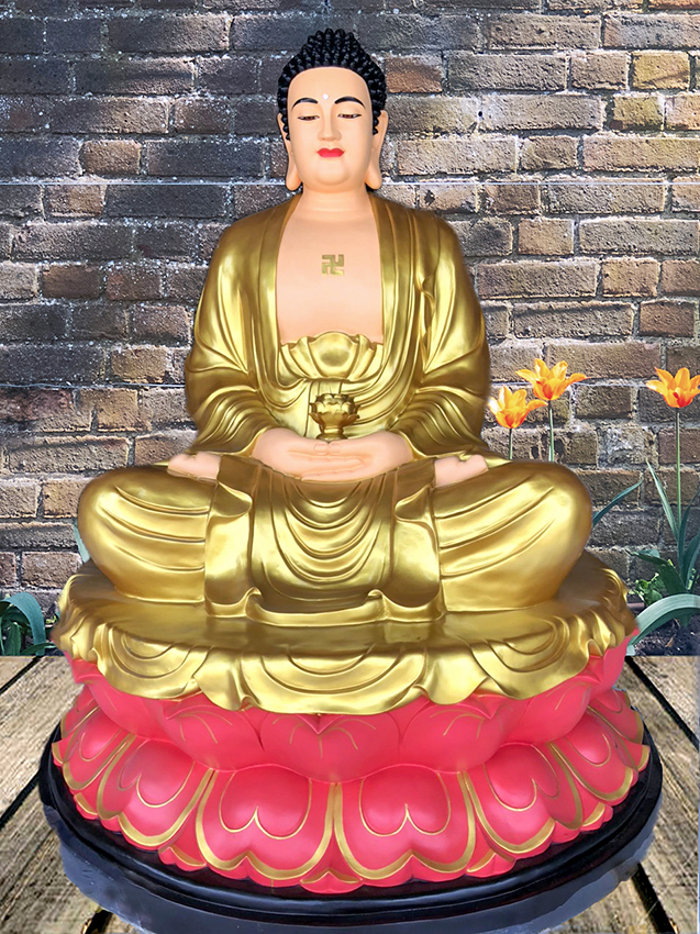 Tôn tượng A Di Đà Phật cao 1m8